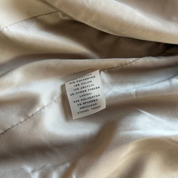 Ann Taylor Blazer Women’s 8 Metallic Tweed Cropped Jacket Workwear Career Office - Picture 8 of 13